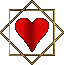 Gif animé coeur étoile